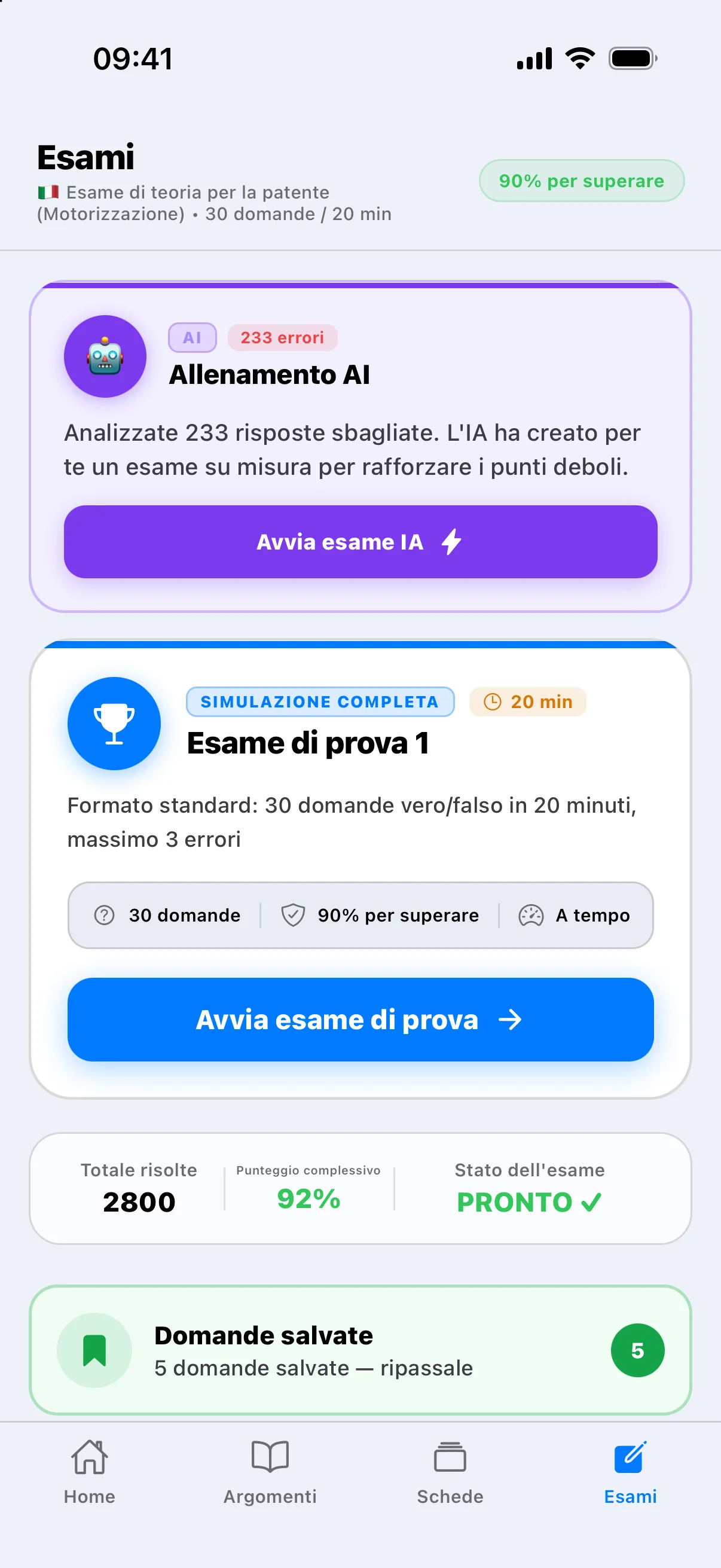 Exam Page