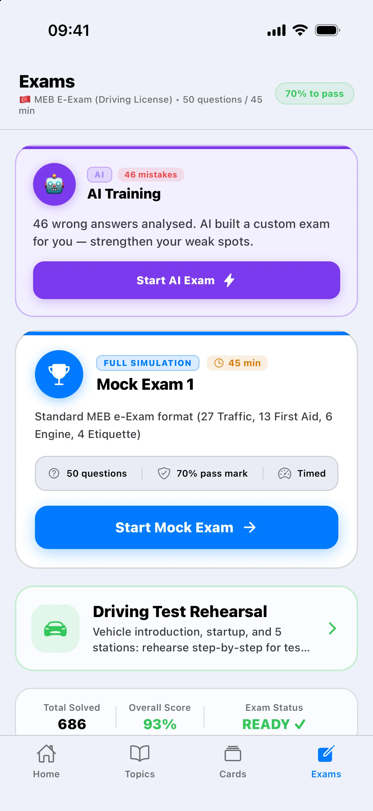 Exam Page