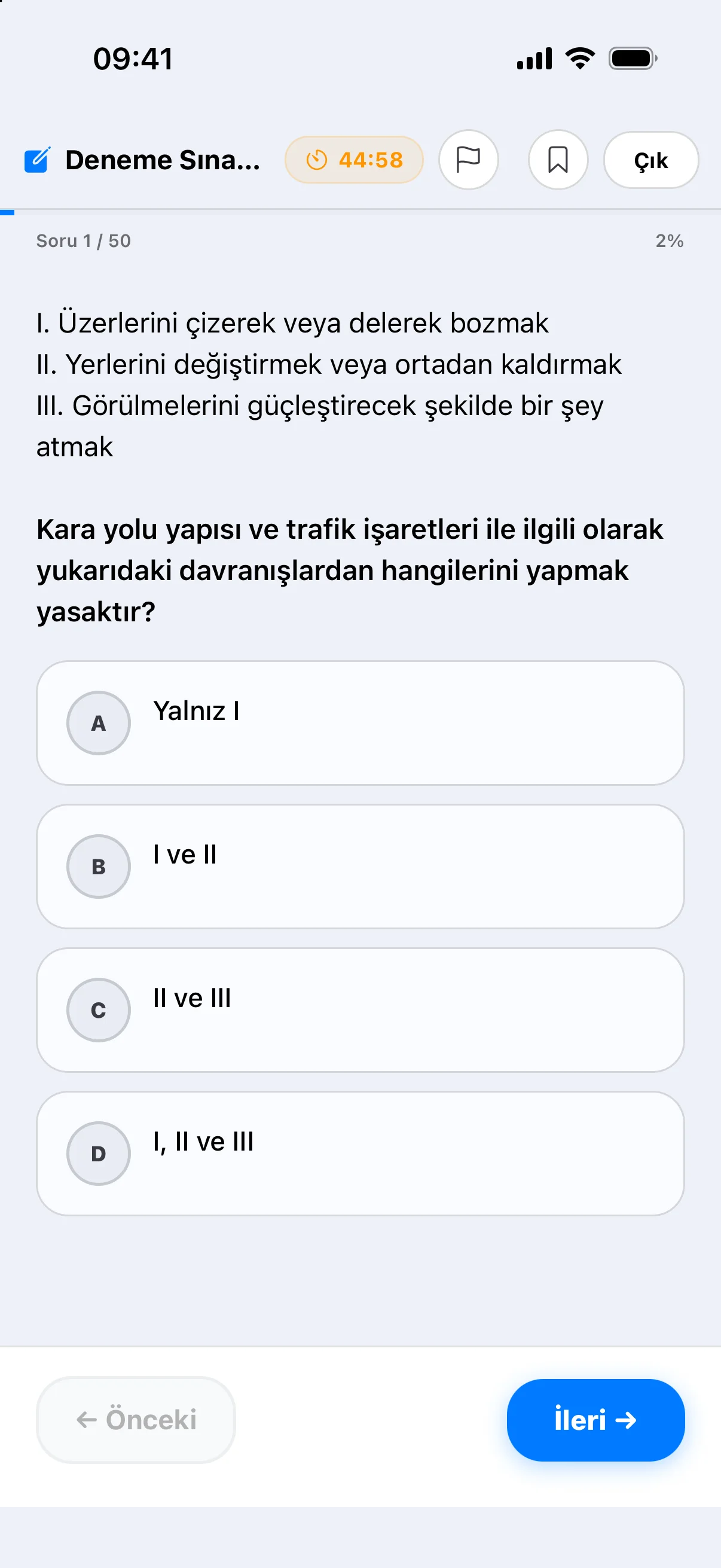 Question Screen