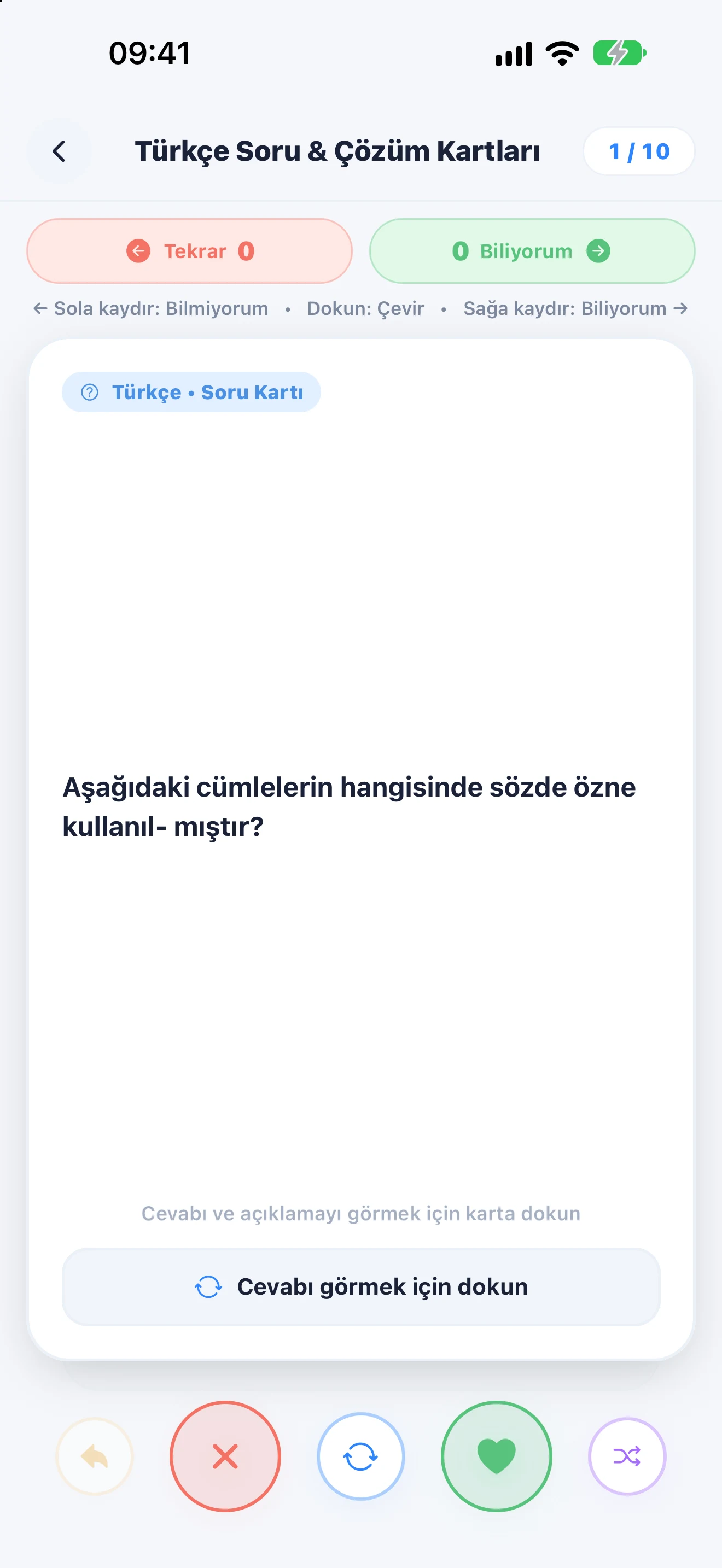KPSS Active Kaydırmalı Bilgi Kartları Oyunu