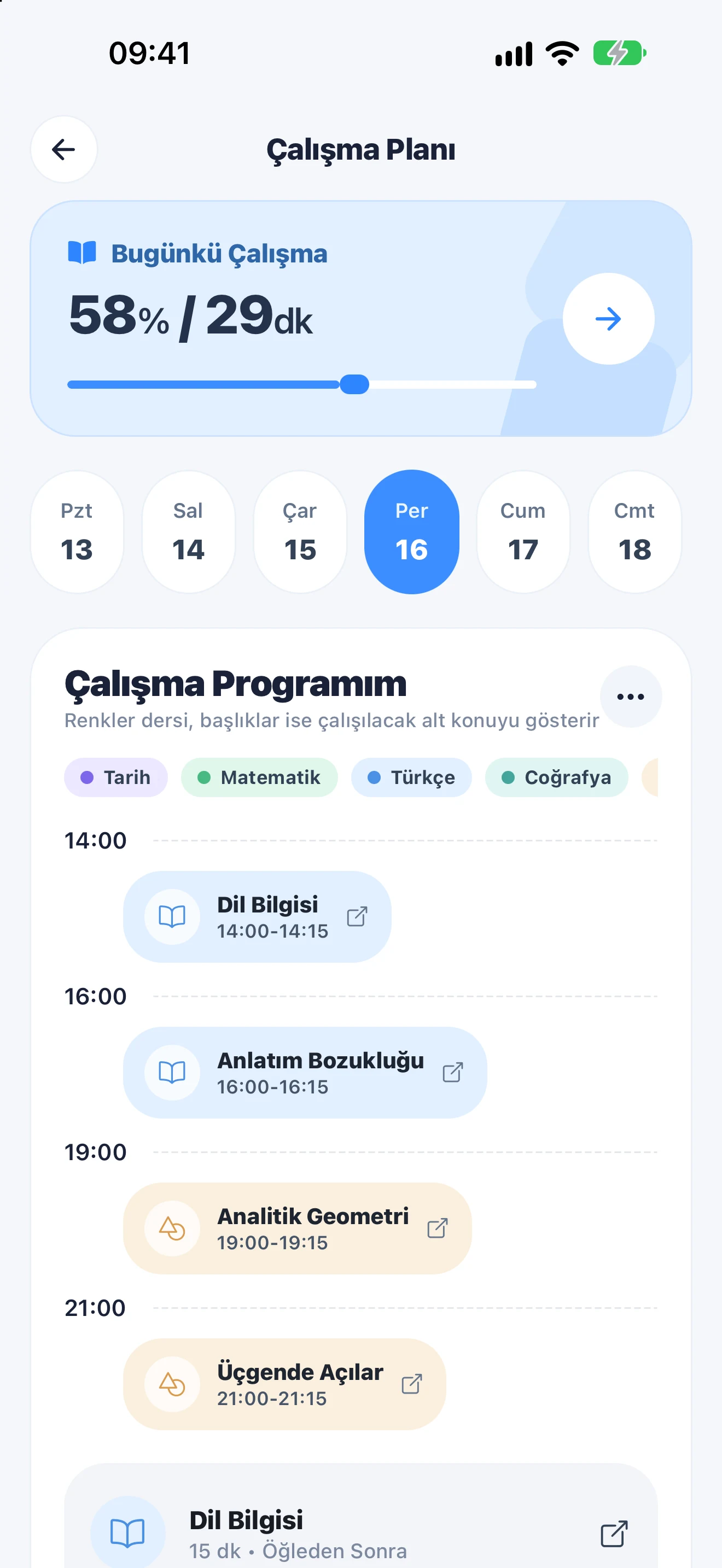 KPSS Active Kişisel Haftalık Çalışma Programı